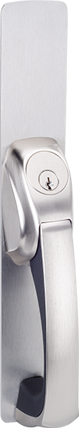 Klacci 1000 Series Exit Devices 600 Series Pull Handle 608R Key Locks or Unlocks Latchbolt