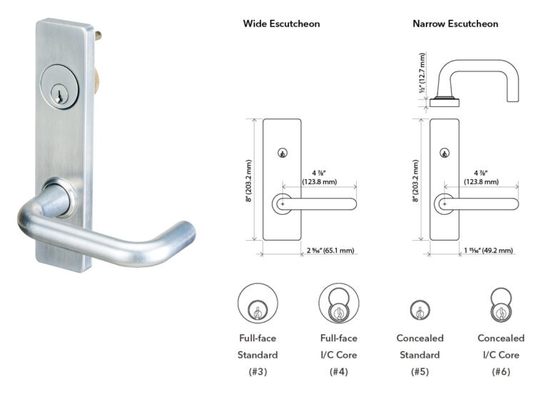 Klacci Mortise Lock MS Cylinders