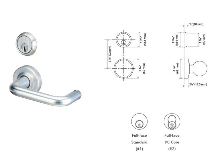 Klacci Mortise Lock MS Cylinders