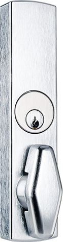 Klacci 2000 Series Narrow Head Exit Devices 500 Series Escutcheon 512R Night Latch Key Retracts Latchbolt