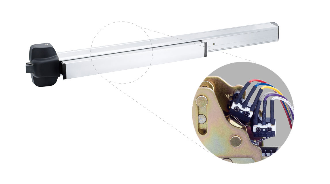 Klacci 30 Series RX Request to Exit Electrical Exit Devices