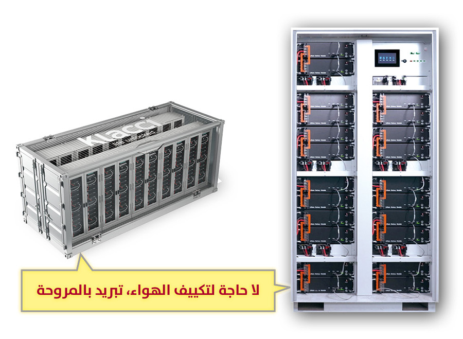 Klacci نظام تخزين الطاقة Klacci التوصيل الموازي منخفض الجهد
