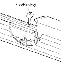 Klacci Exit Devices Dogging HKD Flat/Hex Key Dogging