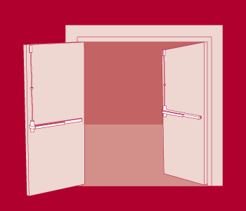 Klacci 逃生門鎖 Typical Installation Single Door