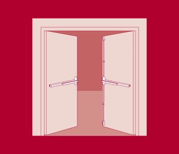 Klacci Exit Devices Typical Installation Single Door