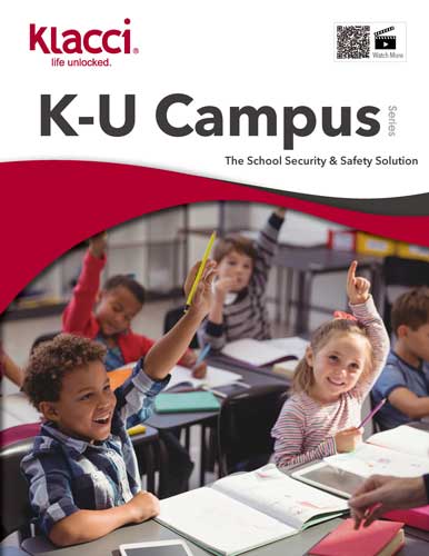 Klacci K-U Campus The School Security & Safety Solution English Catalog cover