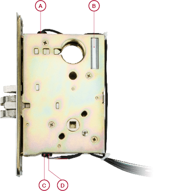 Klacci قفل Mortise M1 سلسلة Mortise كهربائي