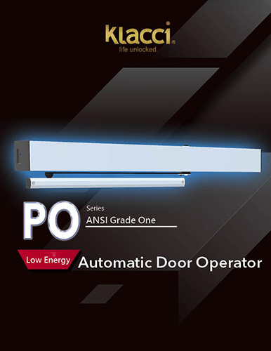 Klacci PO Series Automatic Door Operator Catalog