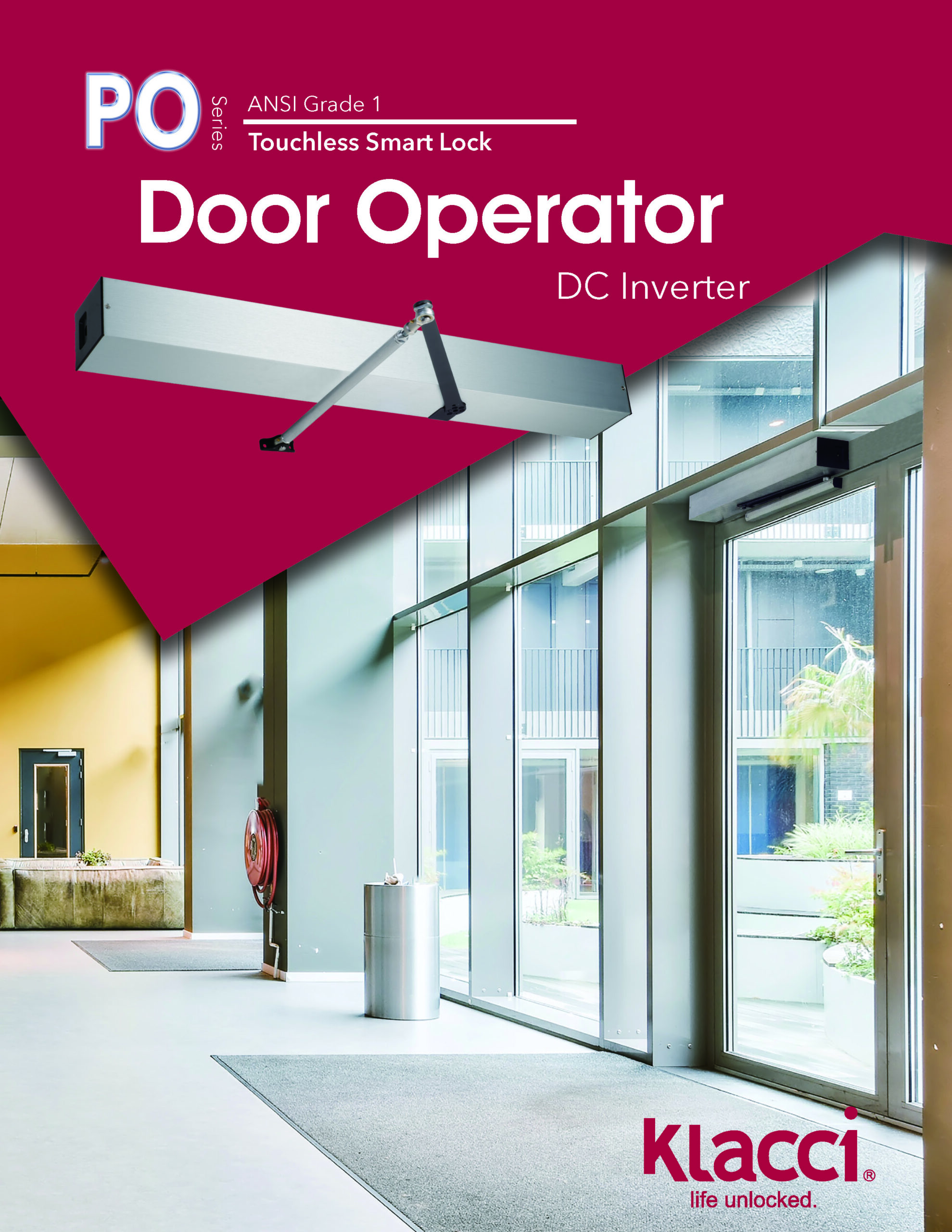 Klacci PO Series Door Operator Catalog