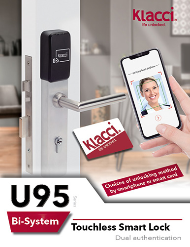 Klacci U95 Series Bi-System Touchless Smart Lock Catalog