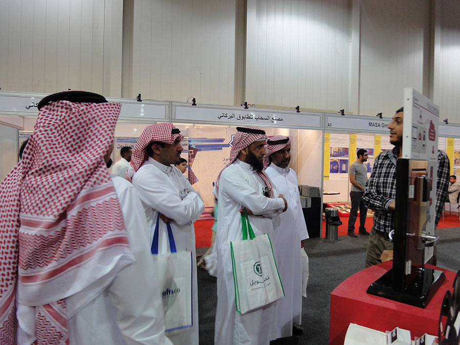 Klacci exhibition Buildex 2015 Dammam Exhibition