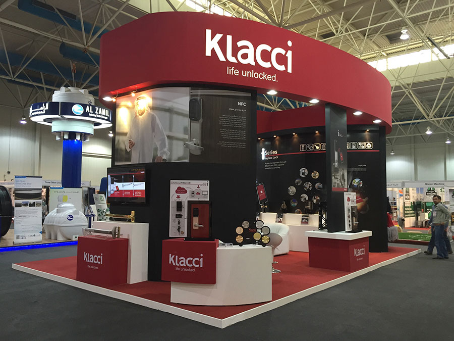 Klacci exhibition Buildex 2015 Dammam Exhibition