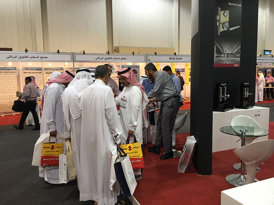 Klacci exhibition Buildex 2015 Dammam Exhibition