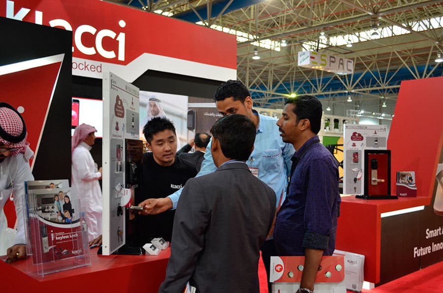 Klacci exhibition Buildex 2016 Dammam Exhibition