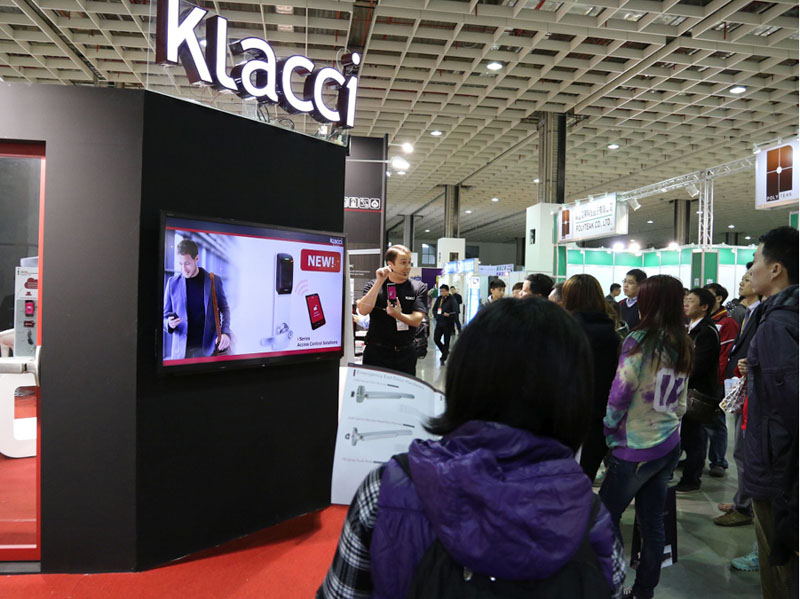 Klacci exhibition present at 2014 Taipei Building Show