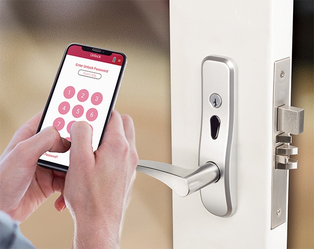 Klacci iF Series Mobile Biometrics Touchless Smart Lock iF-90/94 أقفال مبيت منظر خارجي