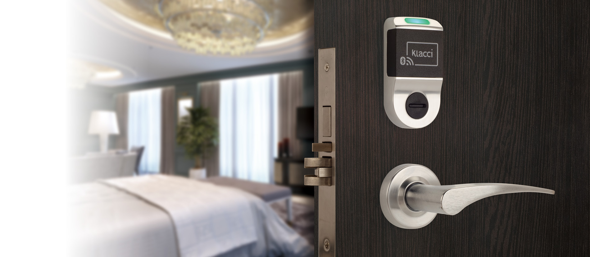 Klacci iF+ Series Bi-System Touchless Smart Lock iF+-94 Mortise Lock hotel
