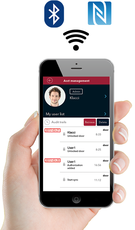 Klacci i Series Standalone Keyless Lock APPKEY® English