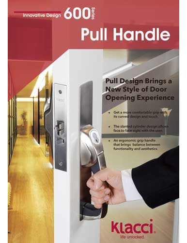 Klacci 600 Series Exit Devices Pull Handle Catalog