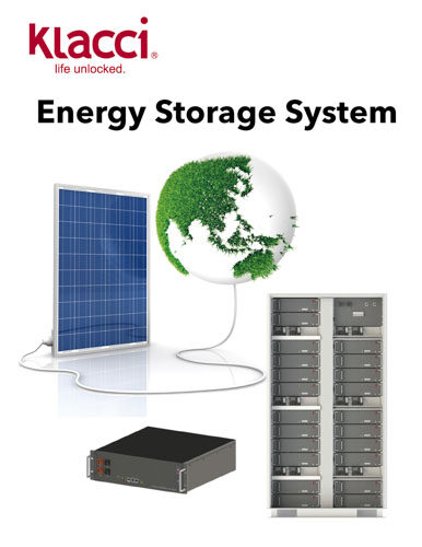 Klacci Energy Storage System English Catalog Catalog cover