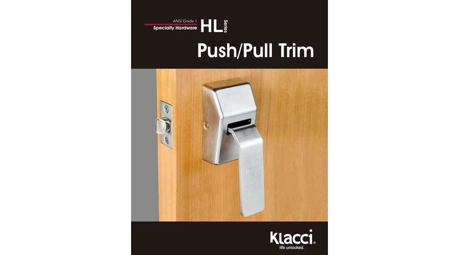 Klacci HL Series Push Pull Trim Catalog