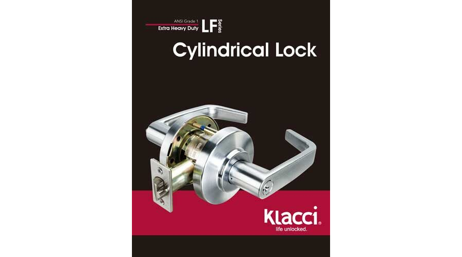 Klacci LF Series Cylindrical Lever Lock Catalog