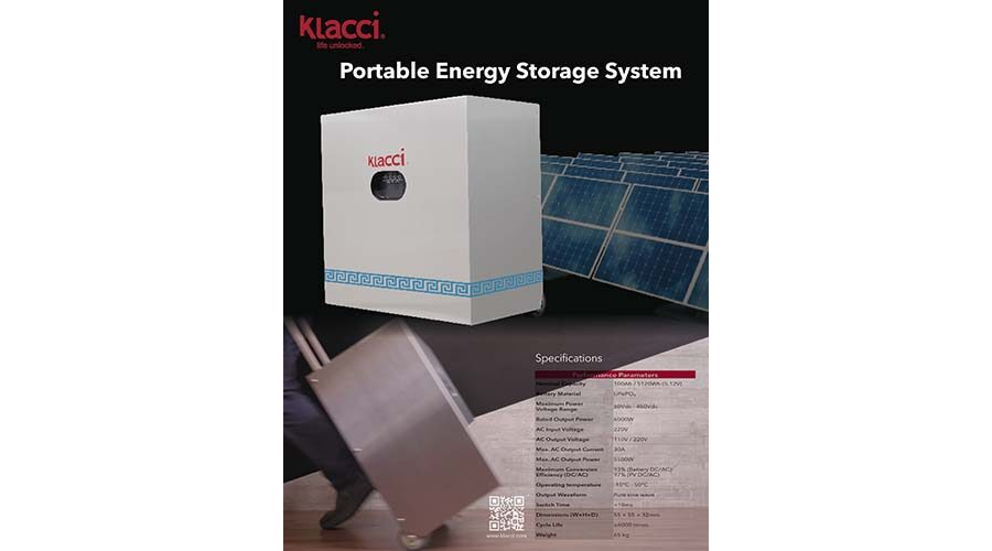Portable Energy Storage System Catalog