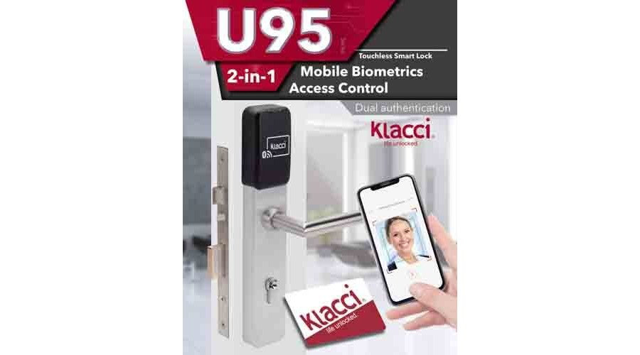 Klacci U95 Series 2-in-1 Touchless Smart Lock Catalog