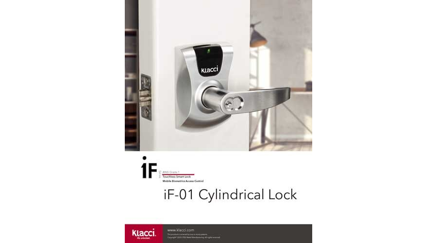 Klacci iF-01 Cylindrical Lock Catalog