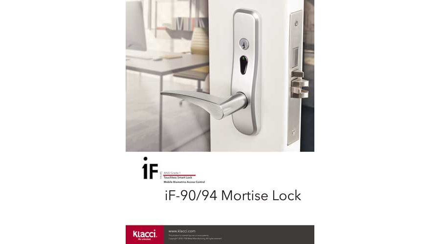 Klacci iF-94 Mortise Lock Catalog