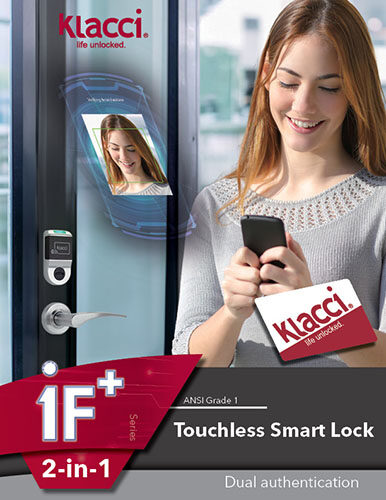 Klacci iF+ Series Bi-System Touchless Smart Lock Catalog